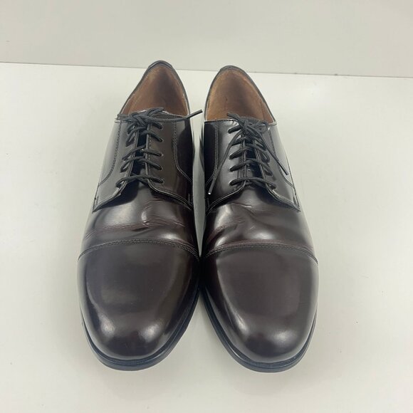 Florsheim  Broxton Cap Toe Oxford Dress Shoe Size 12 D  11222-601 Burgundy - Picture 1 of 7